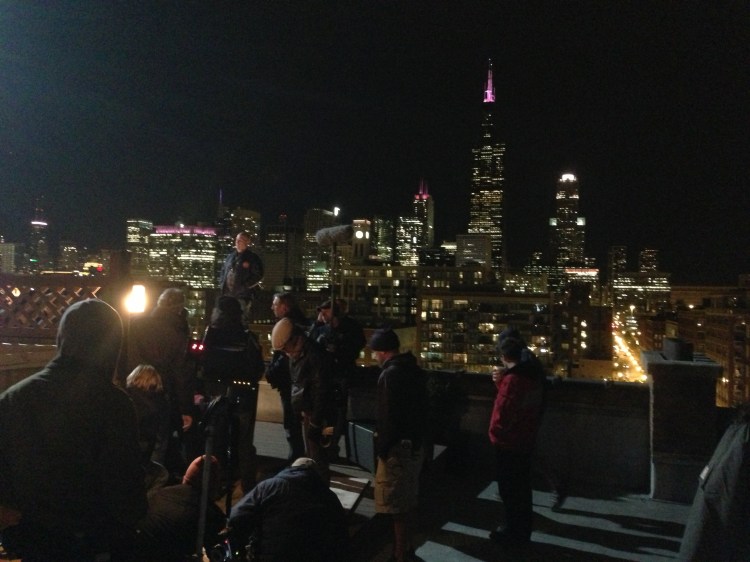 Shooting on the rooftops of Chicago